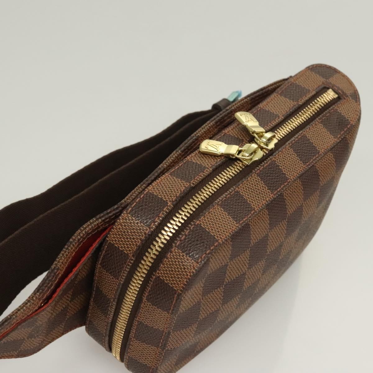 Louis Vuitton Geronimos Waist Bag Damier, BROWN, CANVAS, Shoulder bag