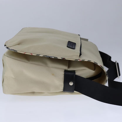 Burberry Vintage Crossbody Bag House Check Coated Canvas, BEIGE, NYLON, Shoulder bag