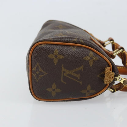 Louis Vuitton Speedy Mini HL Handbag Monogram Canvas, BROWN, CANVAS, Handbag