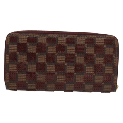 Louis Vuitton Zippy Wallet NM Damier, RED, CANVAS, Wallets