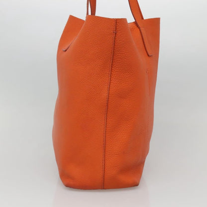 Prada Vintage Tote Leather, Orange, Leather, Tote Bag