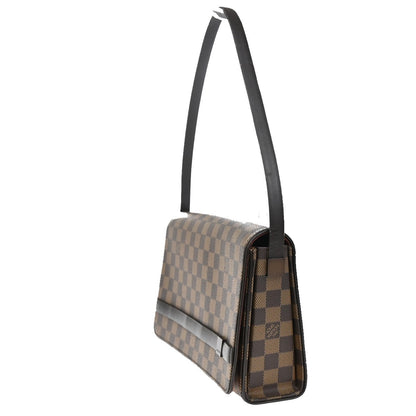 Louis Vuitton Tribeca Handbag Damier, BROWN, CANVAS, Shoulder bag