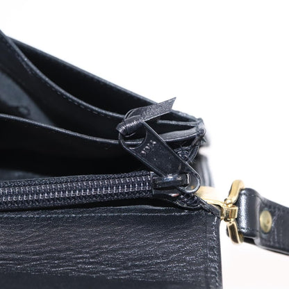 Christian Dior Clutch bag Leather, BLACK, LEATHER, Clutche & pouche