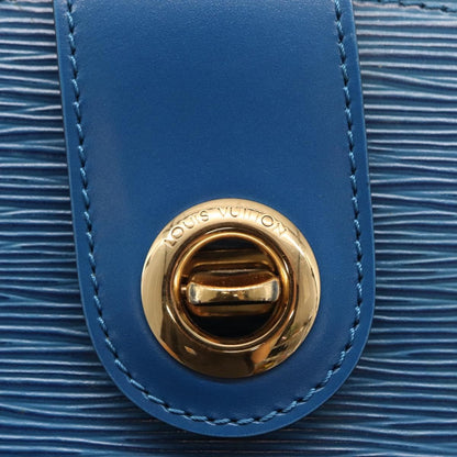 Louis Vuitton Cluny Shoulder Bag Epi Leather, BLUE, LEATHER, Shoulder bag