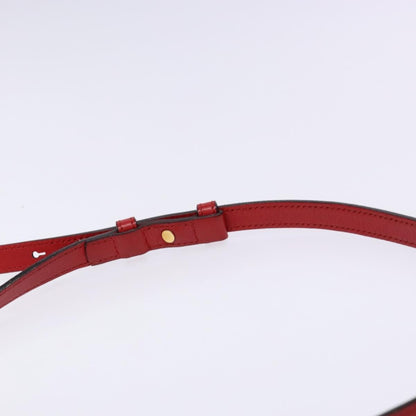 Gucci GG Marmont Monochrome Shoulder Bag Matelasse Leather, RED, LEATHER, Shoulder bag