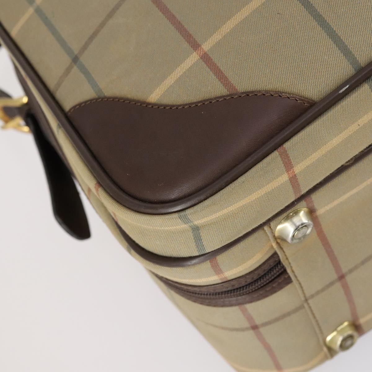 Burberry Nova check boston bag Canvas, BEIGE, CANVAS, Travel bag
