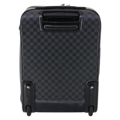 Louis Vuitton Pegase Luggage Damier Graphite, BLACK, CANVAS, Travel bag
