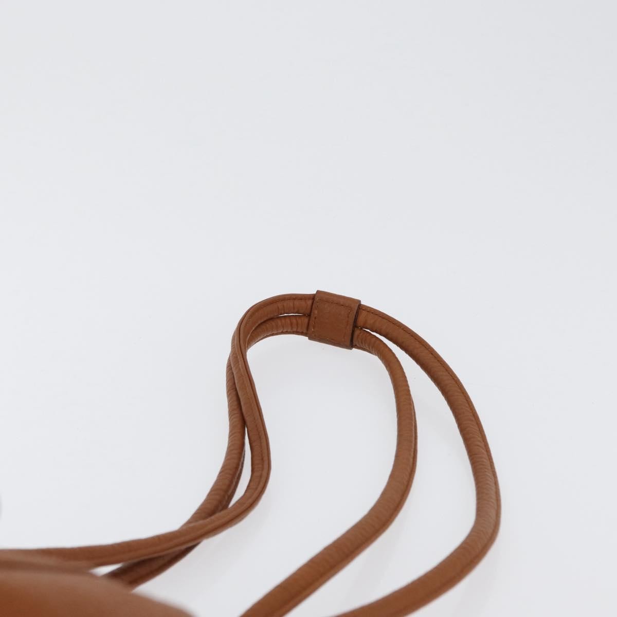 Valentino Garavani Vintage shoulder bag Leather, BROWN, LEATHER, Shoulder bag