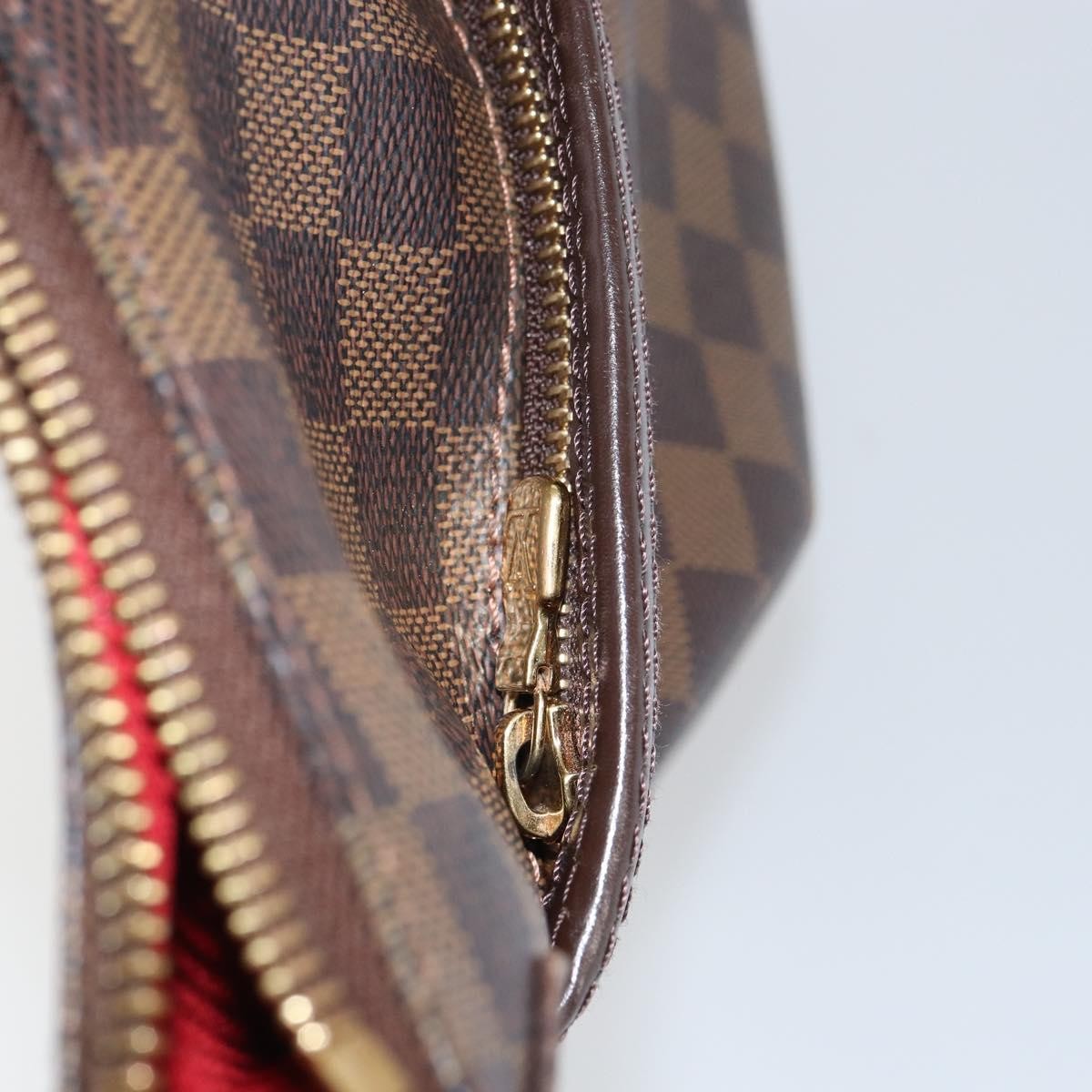 Louis Vuitton Bloomsbury Handbag Damier, Brown, Canvas, Handbag