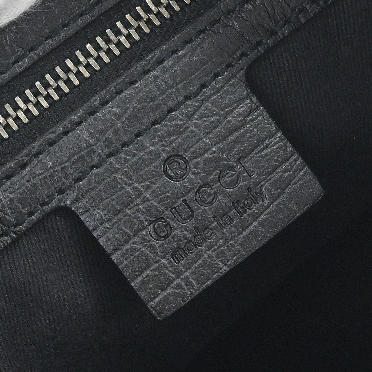 Gucci Vintage Horsebit Shoulder bag Canvas, BLACK, CANVAS,LEATHER, Shoulder bag