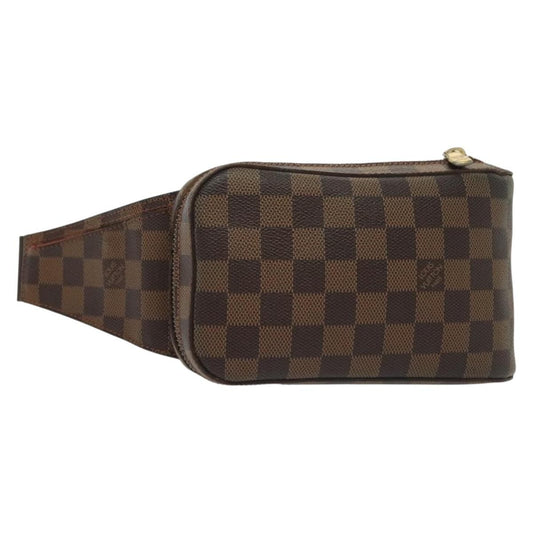 Louis Vuitton Geronimos Waist Bag Damier, BROWN, CANVAS, Shoulder bag