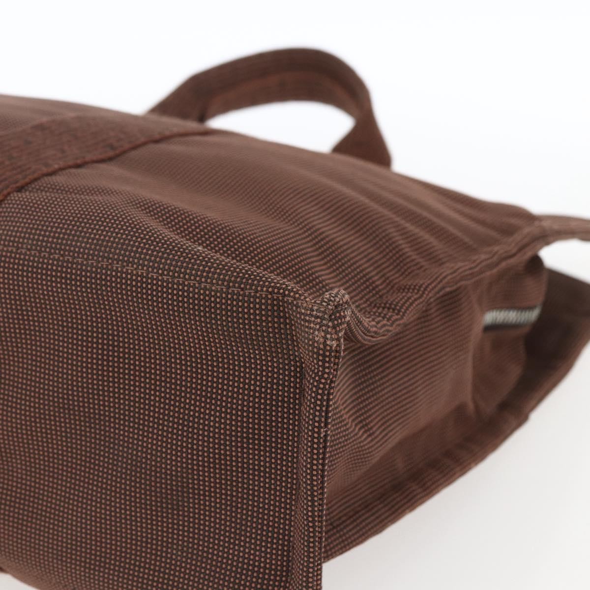 Hermes Fourre-tout Herline Canvas, BROWN, CANVAS, Tote bag