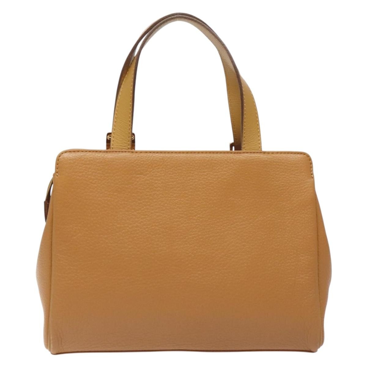 Burberry Vintage Handbag Leather, BROWN, LEATHER, Handbag