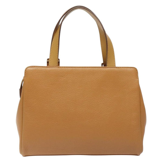 Burberry Vintage Handbag Leather, BROWN, LEATHER, Handbag