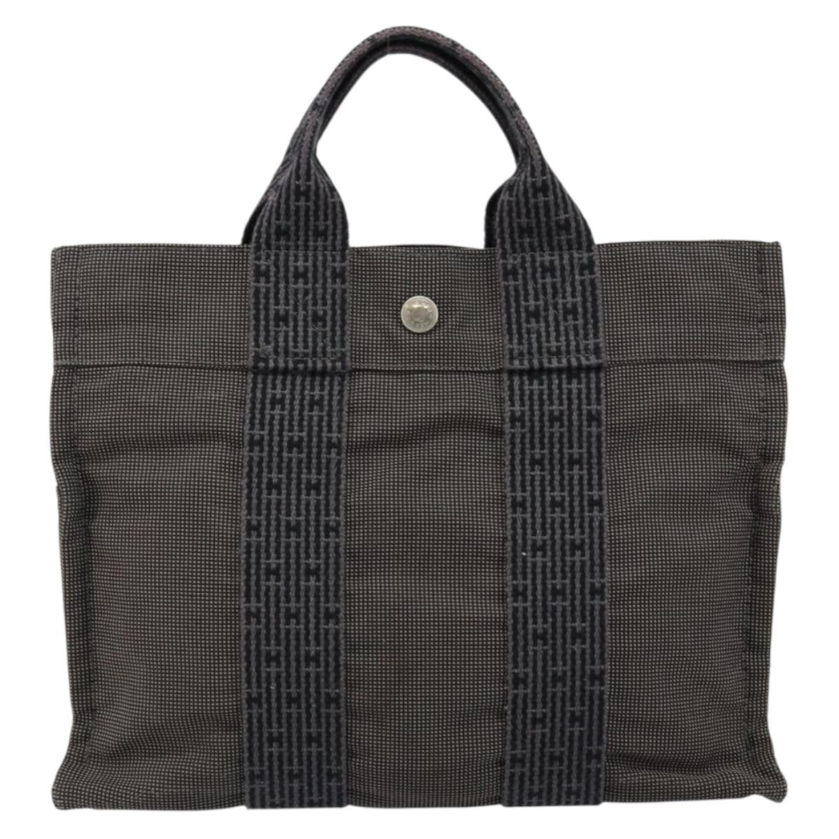 Hermes Fourre-tout Herline Fourre-tout Herline, GRAY, CANVAS, Tote bag