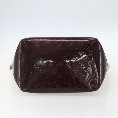 Louis Vuitton Bellevue Handbag Monogram Vernis, BURGUNDY, PATENT_LEATHER, Tote bag