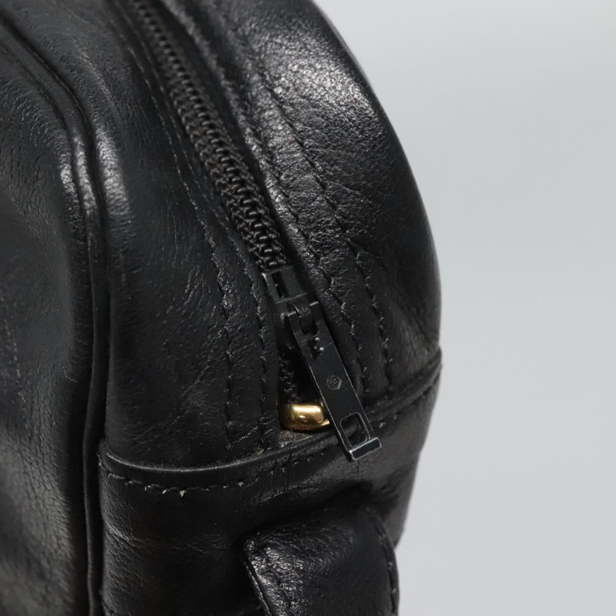 Christian Dior Shoulder bag Leather, BLACK, LEATHER, Shoulder bag
