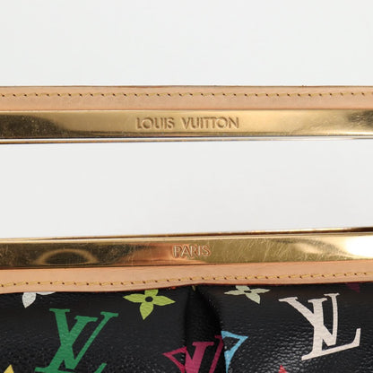 Louis Vuitton Judy Handbag Monogram Multicolor, BLACK, CANVAS, Handbag