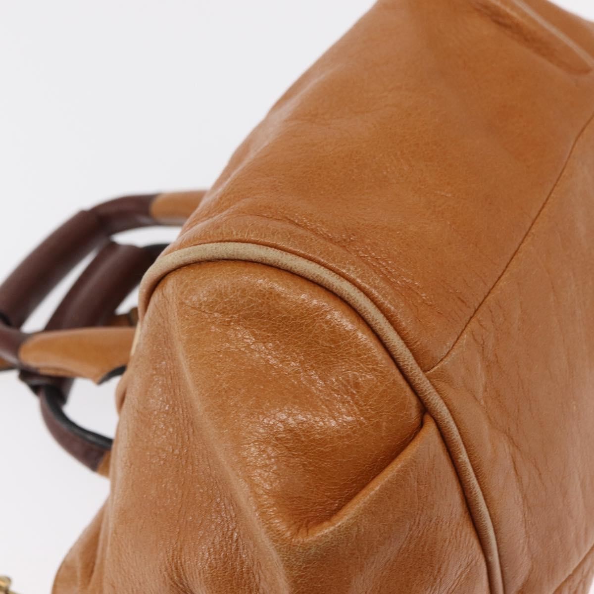 Chloe Ethel Handbag Leather, BROWN, LEATHER, Handbag