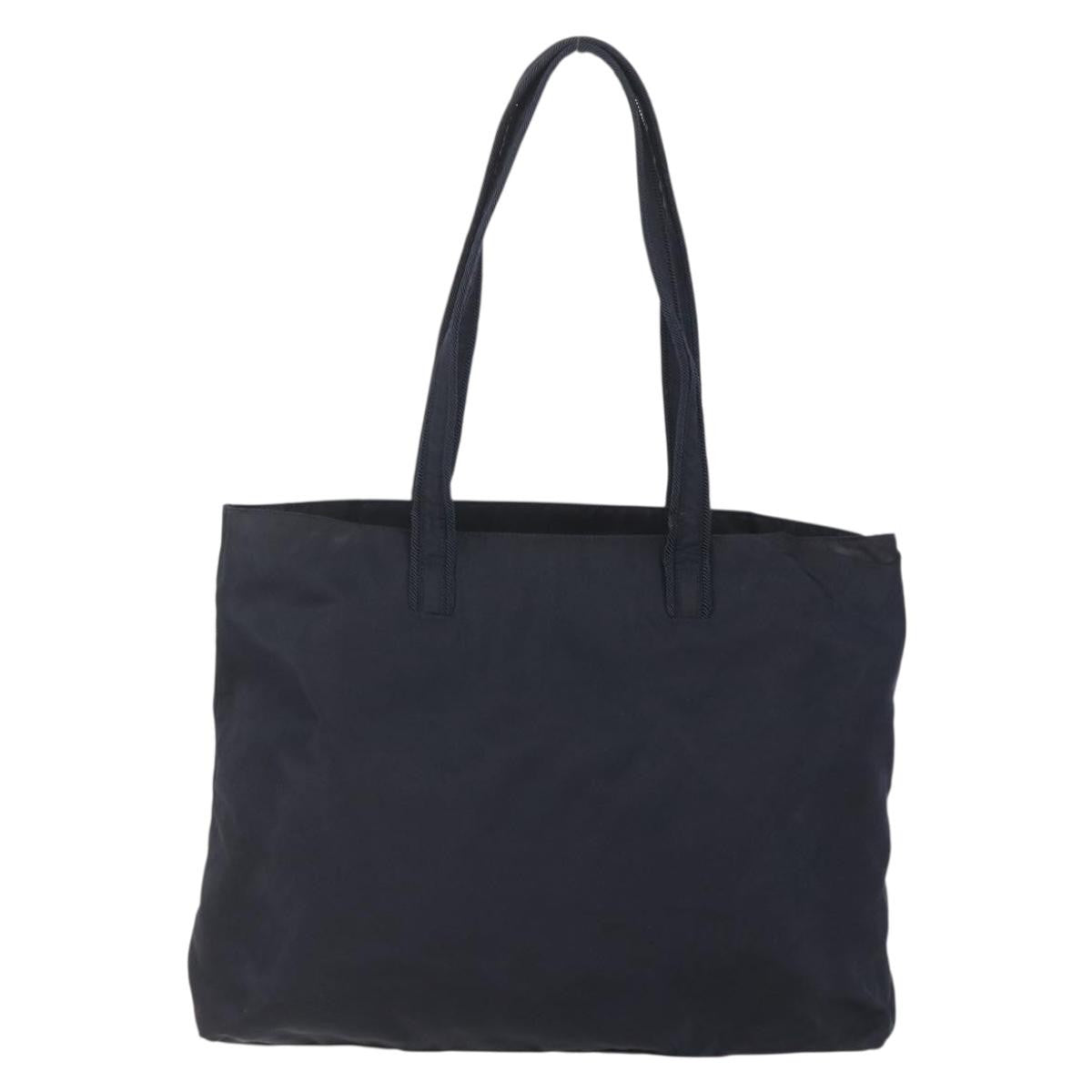 Prada Front Pocket Zip Tote Tessuto, Black, Nylon, Tote Bag