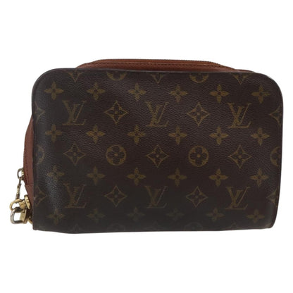 Louis Vuitton Pochette Orsay Monogram Canvas, BROWN, CANVAS, Clutche & pouche