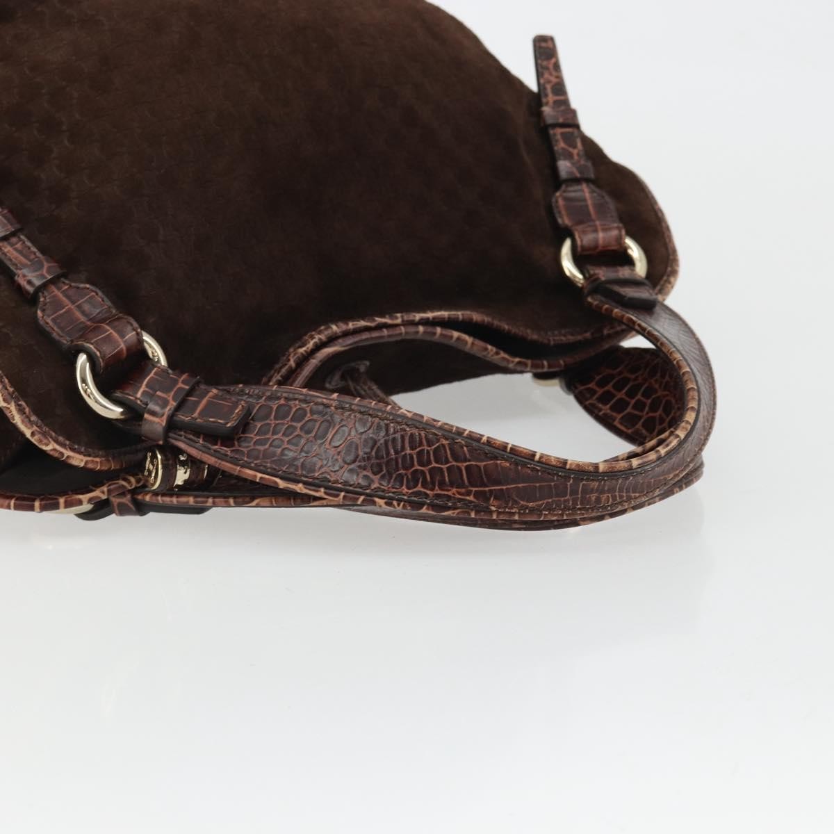 Celine Bittersweet Canvas, Brown, Canvas, Handbag