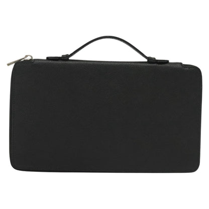 Celine Travel Organizer Leather, BLACK, LEATHER, Clutche & pouche