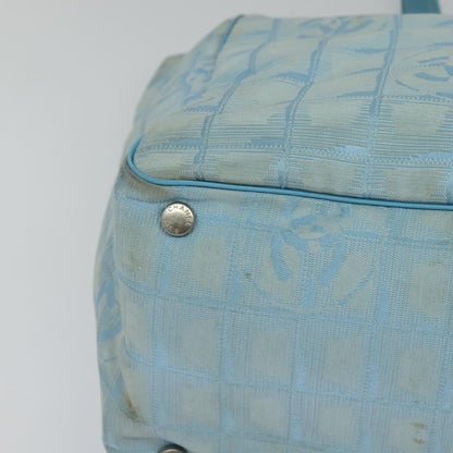 Chanel Travel Line Tote Nylon, BLUE, NYLON, Travel bag