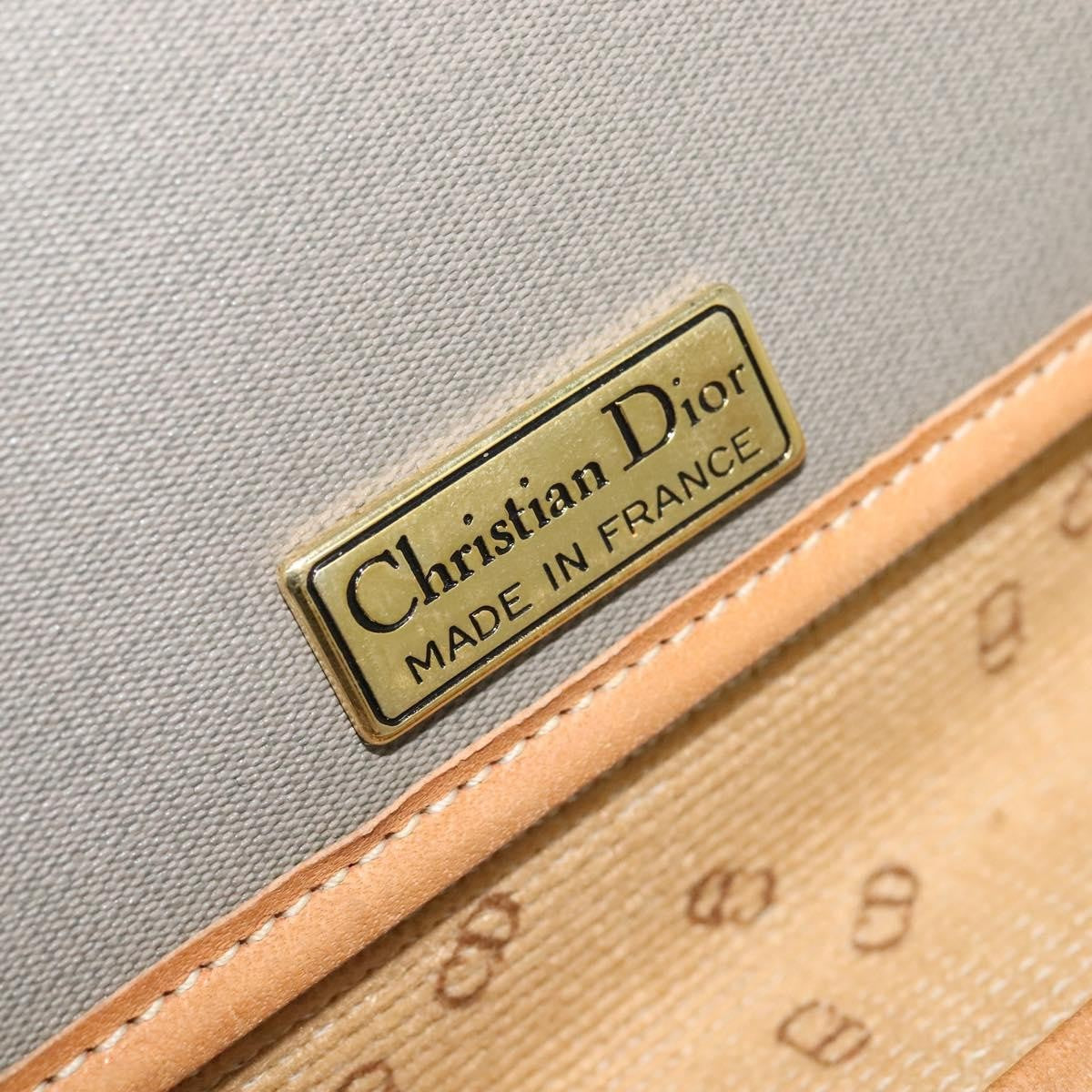 Christian Dior Flap Pouch Canvas, BROWN, CANVAS, Clutche & pouche