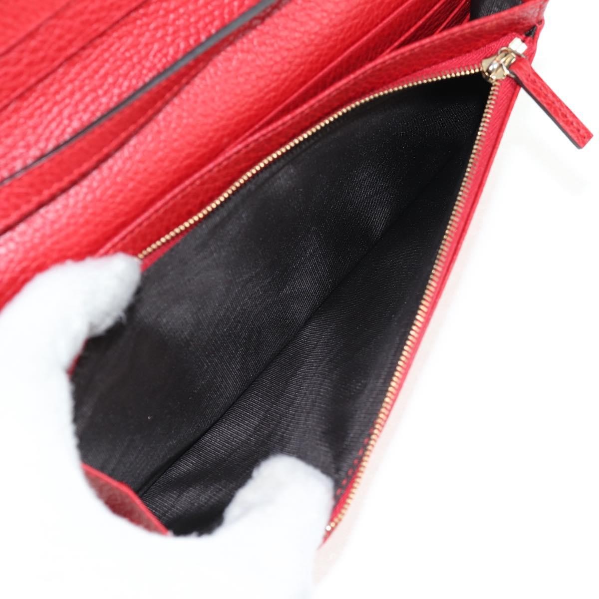 Gucci Wallet on Strap Leather, RED, LEATHER, Wallets