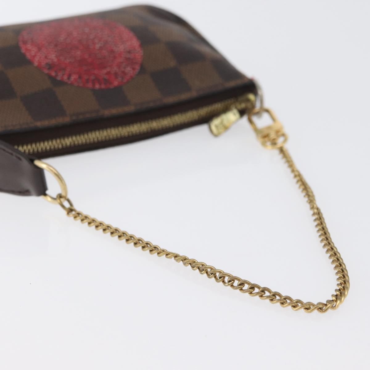 Louis Vuitton Pochette Accessoires Limited Edition Damier, BROWN, CANVAS, Clutche & pouche