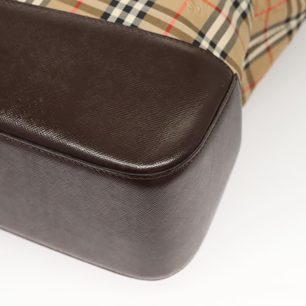 Burberry Nova Check Tote canvas check pattern, BEIGE, CANVAS, Tote bag