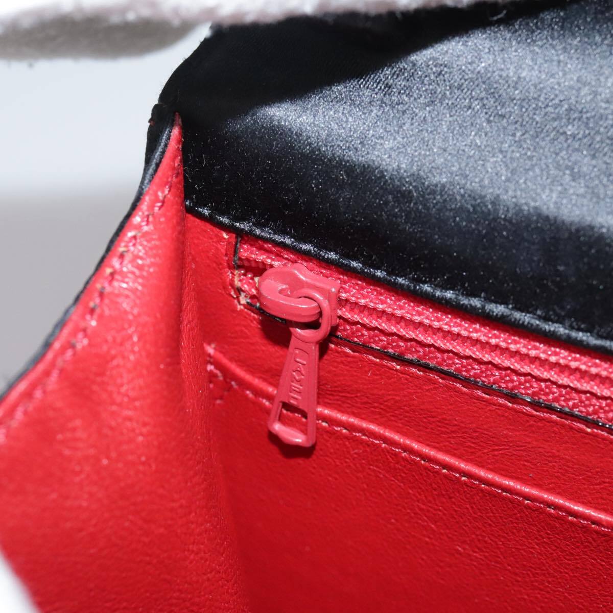 Celine Handbag Satin, BLACK, SATIN, Handbag