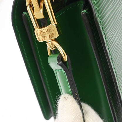 Louis Vuitton Grenelle Shoulder Bag Epi Leather, Green, Leather, Shoulder Bag