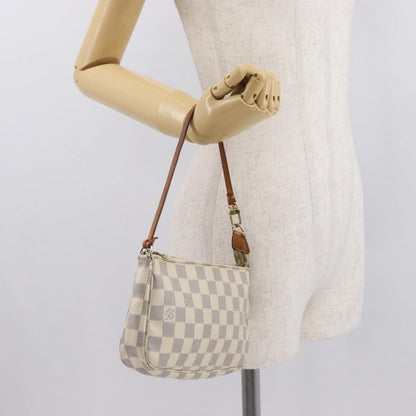 Louis Vuitton Pochette Accessoires NM Damier, BEIGE, CANVAS, Clutche & pouche