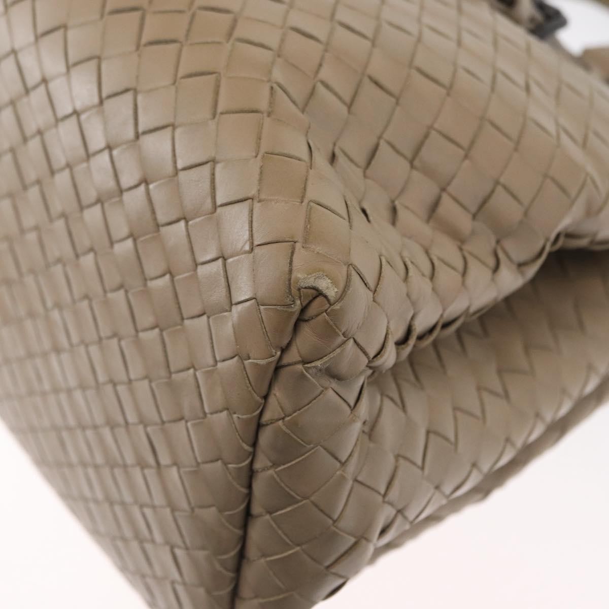 Bottega Veneta Roma Bag Intrecciato Nappa, GRAY, LEATHER, Handbag