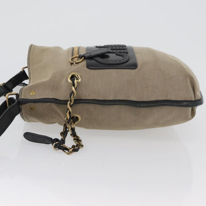 Chloe Vintage Shoulder Bag Canvas, BEIGE, CANVAS, Shoulder bag