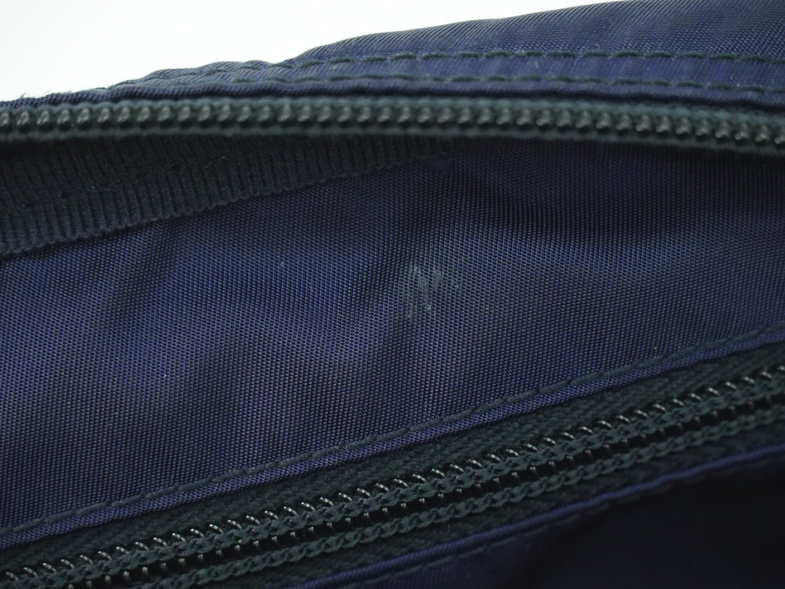 Prada Pochette Nylon, NAVY, NYLON, Clutche & pouche
