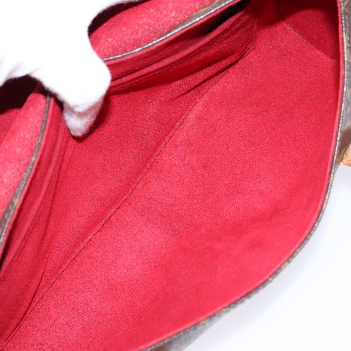 Louis Vuitton Sonatine Handbag Monogram Canvas, BROWN, CANVAS, Handbag