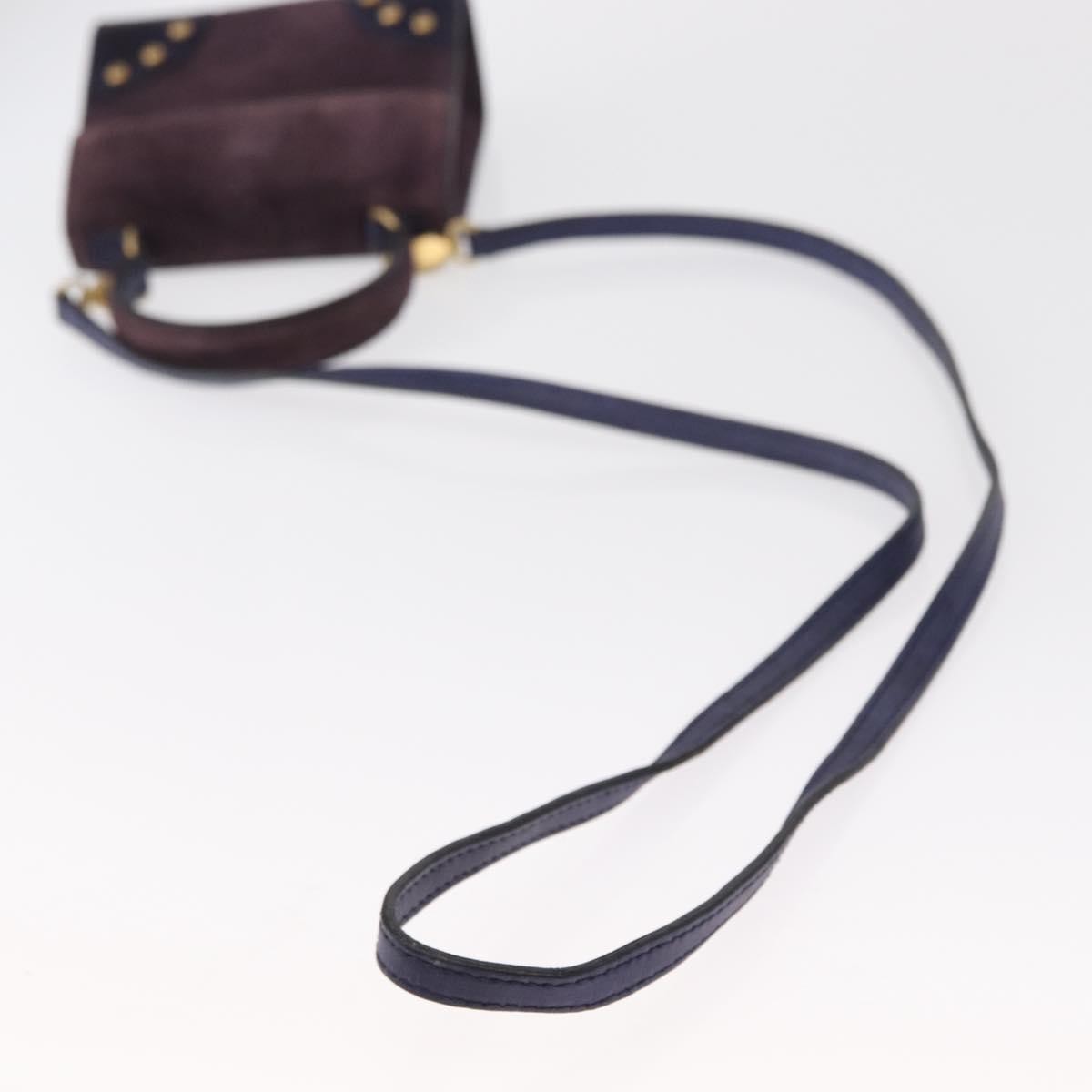 Celine Handbag Suede, PURPLE, SUEDE, Handbag