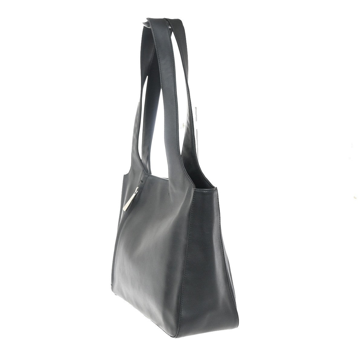 Salvatore Ferragamo Vintage Shoulder Bag Leather, Black, Leather, Shoulder Bag