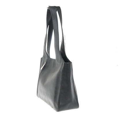 Salvatore Ferragamo Vintage Shoulder Bag Leather, Black, Leather, Shoulder Bag