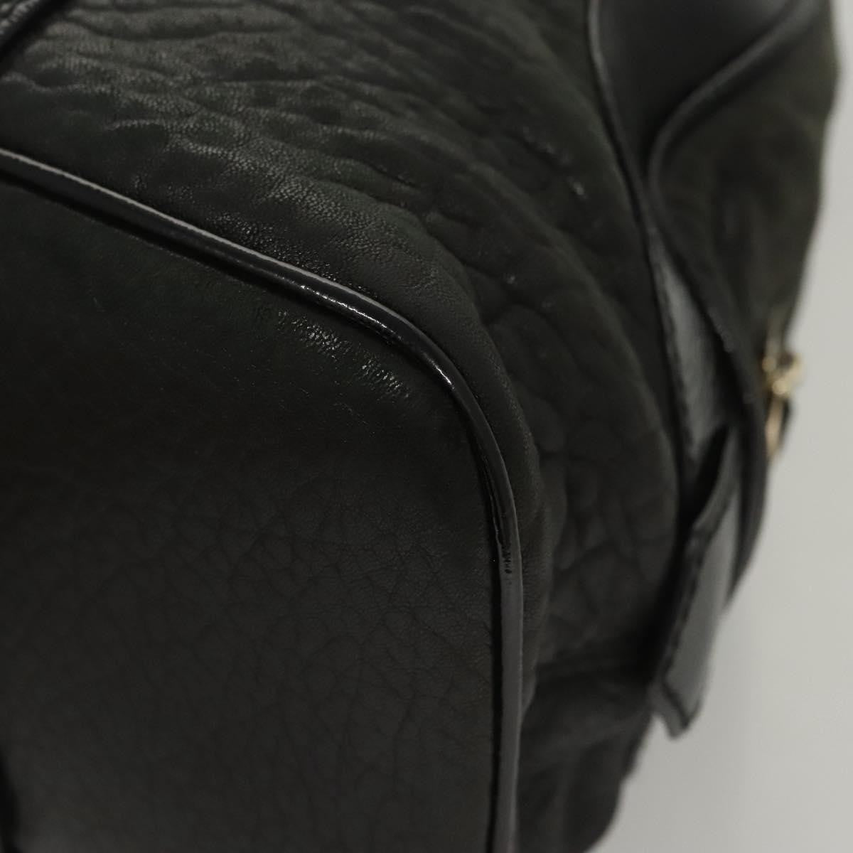 Bally Vintage Shoulder Bag Leather, BLACK, LEATHER, Shoulder bag