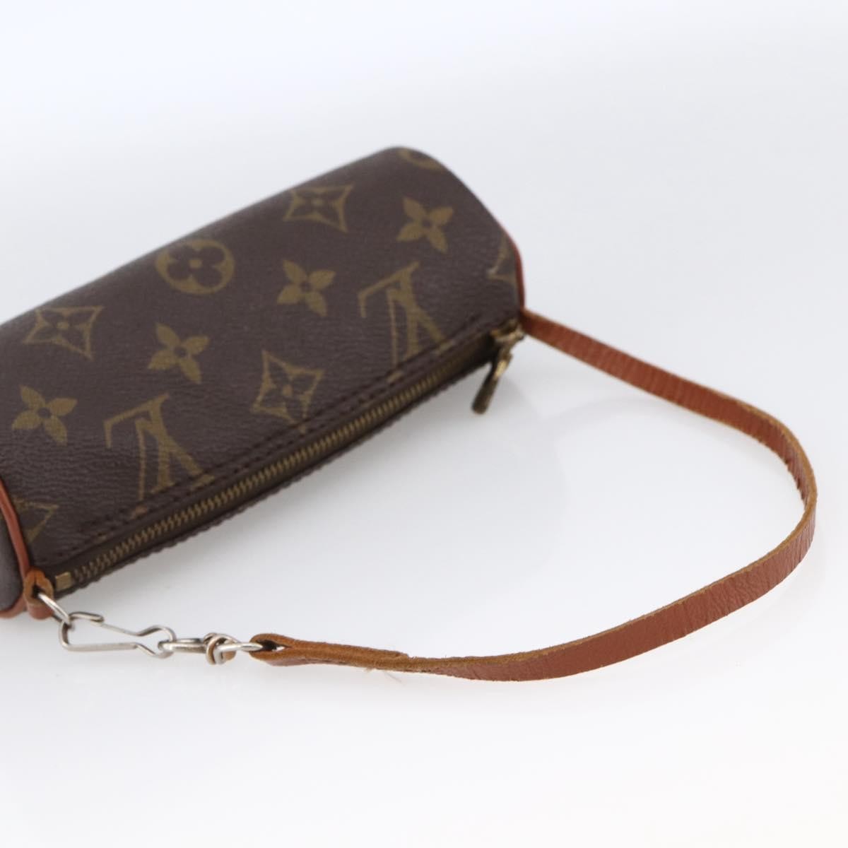 Louis Vuitton Papillon Pochette Monogram Canvas, BROWN, CANVAS, Clutche & pouche