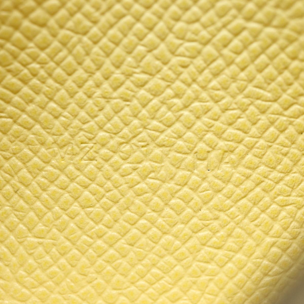 Hermes Bearn Card Case Epsom, YELLOW, LEATHER, Card Holders