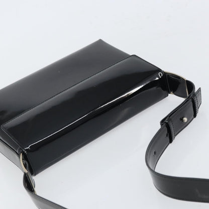 Salvatore Ferragamo Vintage Shoulder Bag Patent leather, BLACK, PATENT_LEATHER, Shoulder bag