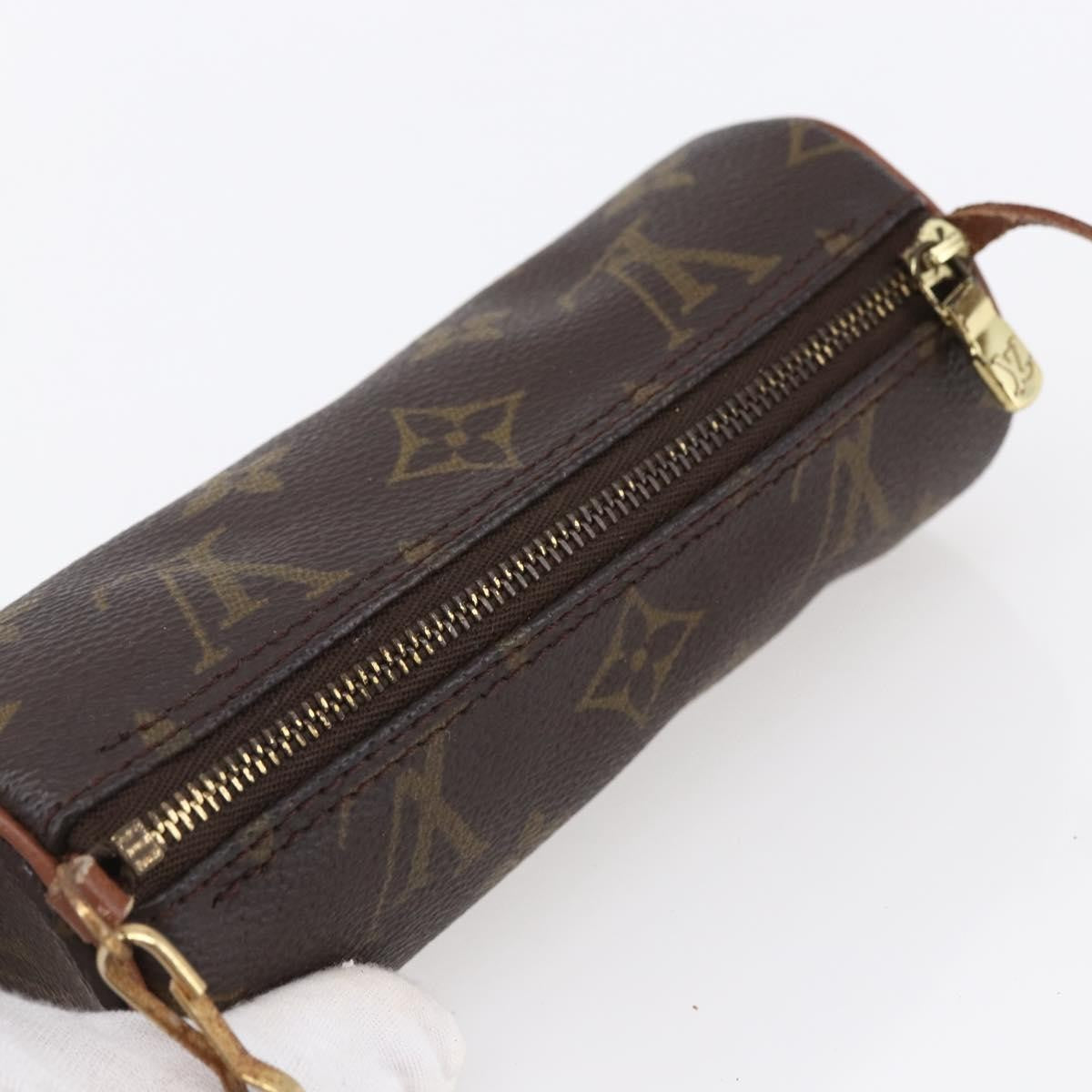 Louis Vuitton Papillon Pochette Monogram Canvas, BROWN, CANVAS, Clutche & pouche