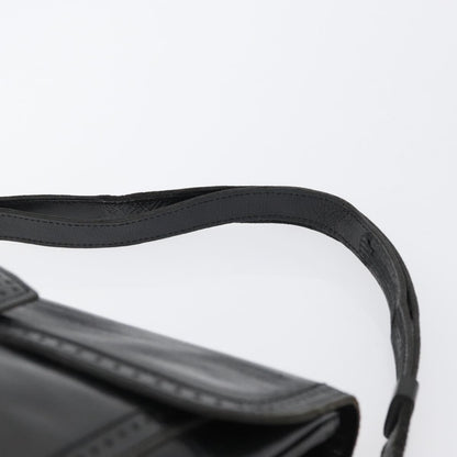 Saint Laurent Vintage Shoulder Bag Leather, BLACK, LEATHER, Shoulder bag