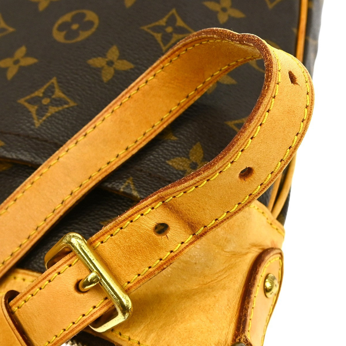 Louis Vuitton Odeon Handbag Monogram Canvas, BROWN, CANVAS, Shoulder bag