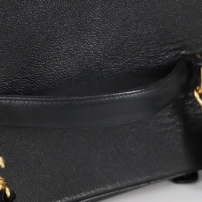 Chanel Vintage Timeless Vanity Case Caviar, BLACK, LEATHER, Toiletry Case